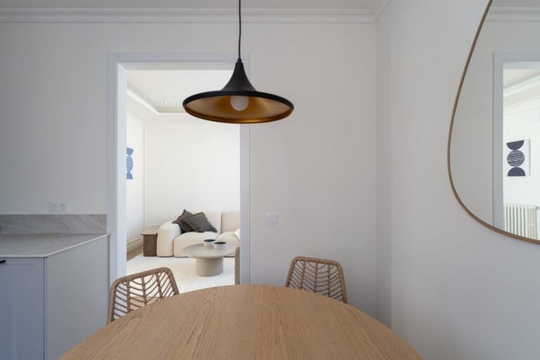 Vista del salón desde el comedor